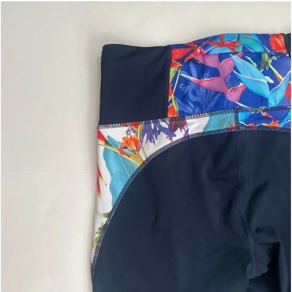 Athleta Womens Leggings Medium Tropical Precision 7/8 Ankle Pant Floral 596935 - Picture 15 of 15